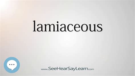 lamiaceous meaning